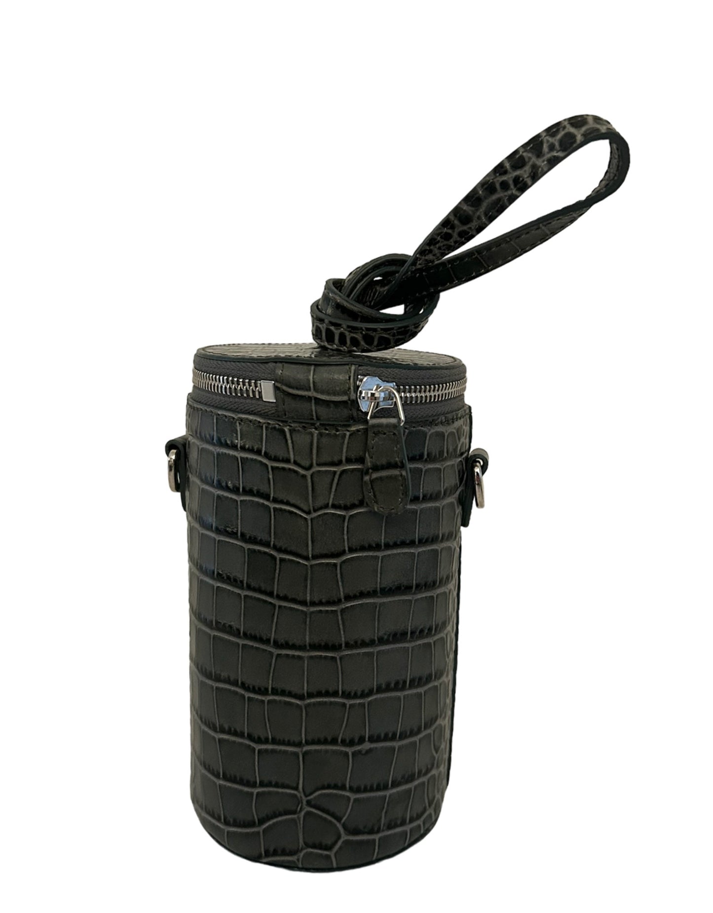Fex bag
— embossed leather —
— green —